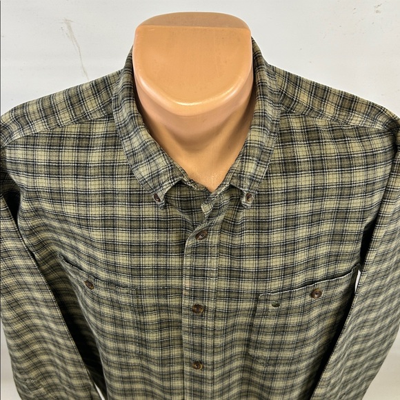 Carhartt Flannel Button Down Collar Shirt. XXL - Picture 3 of 7